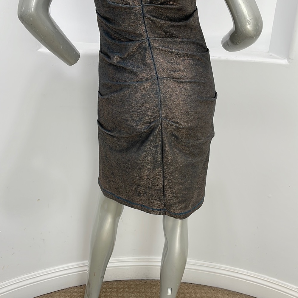 Artelier Nicole Miller  Sleeveless Sheath Dress Blue Size M Serial #006082 - Picture 8 of 16